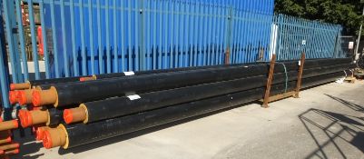 Pre-Insulated Pipe 12 Metre x 76x140 mm, Pre-Insulated Pipe 12 Metre x 60/125 mm, Pre-Insu