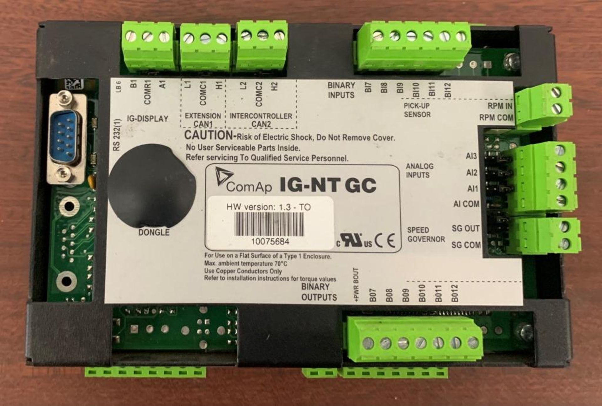 ComAp Inteligen IG-NT GC & AVRI Generator Controller