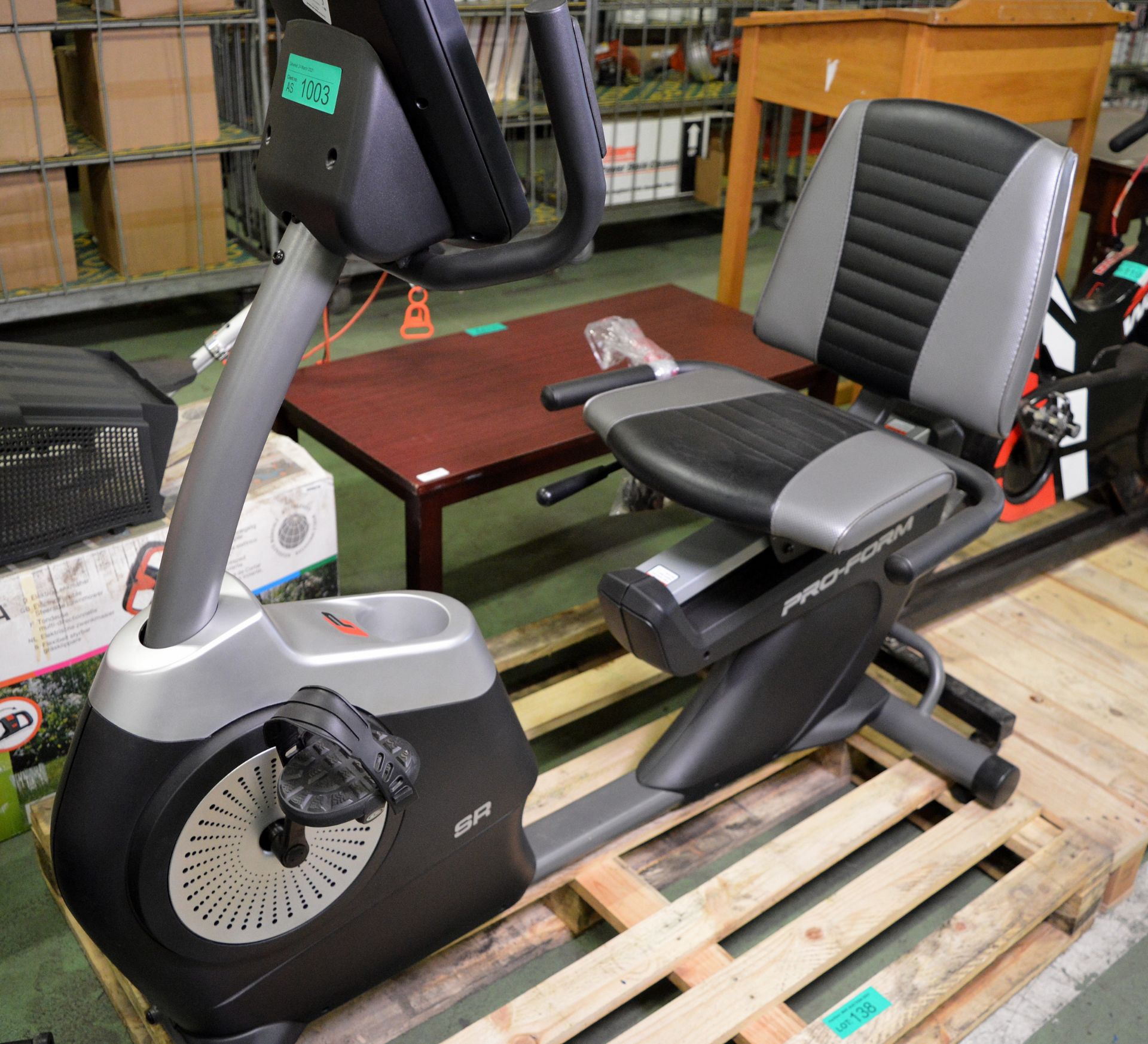 Pro-Form SR P recumbant exercise bike - Image 4 of 4