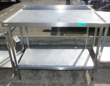 Stainless Steel Preparation Table L1200mm x W800 x H930mm