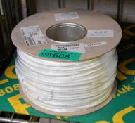 White Rope Polyester - 5mm - 8 platt - 220M