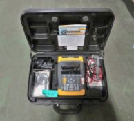 Fluke 199C Scopemeter Color 200 MHz 2.5GS/s with case