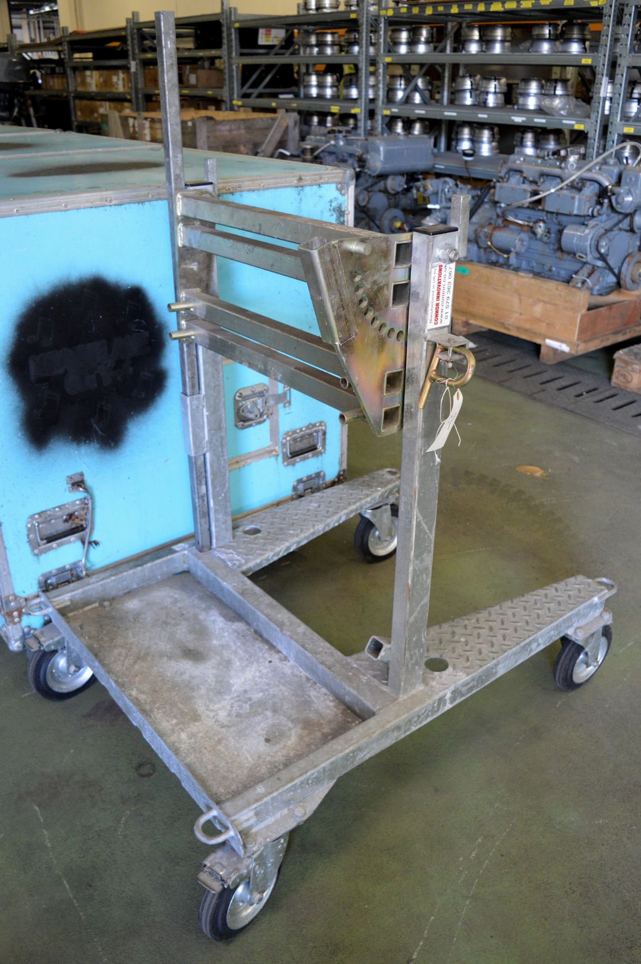 Metal Tilting Mobile Trolley L1200mm x W880mm x H1230mm - Image 2 of 4