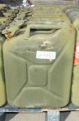 5x 20 LTR Ex-Mod jerry cans