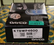 Dayco High Tenacity KTBWP4600 Timing Belt Kit with Water Pump