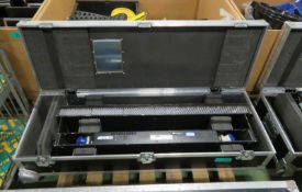 1 Pair of Pixeline 1044 LED Batten Lights in Flightcase