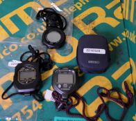 PC894 Digital Stopwatch, ASW01 Digital Stopwatch, Seiko Digital Stopwatch in Case