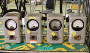 4x Thruline Model 43 Bird Wattmeters - no elements