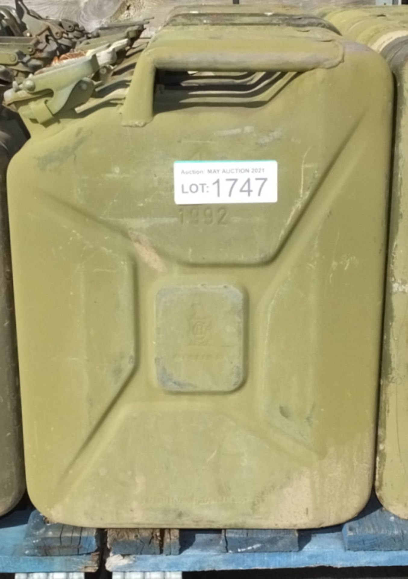 5x 20 LTR Ex-Mod jerry cans