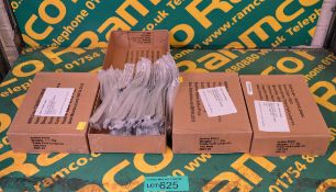 Stainless steel large table forks - 100 per Box - 4 boxes