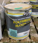 FloorMaster Polyurethane floor paint - Grey - 20LTR