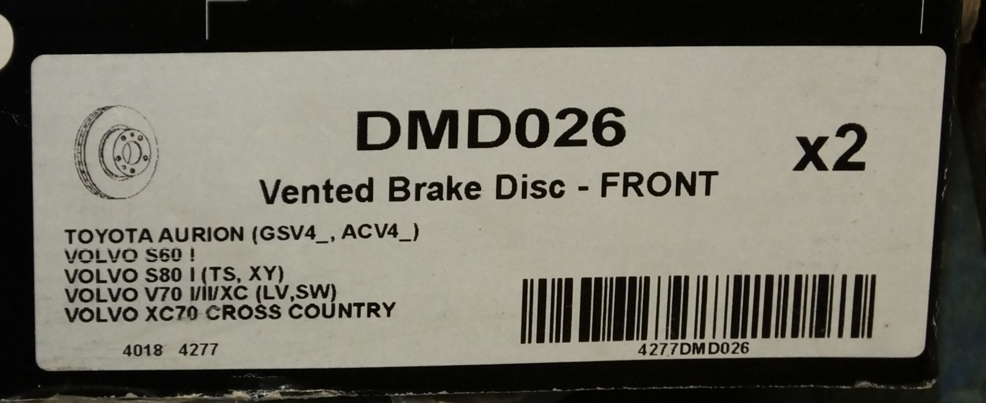 2x Drivemaster Brake Disc Sets - Please see pictures for model numbers - Image 3 of 3