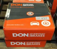 2x Don Brake Disc Sets - Models - PCD12142 & PCD10642