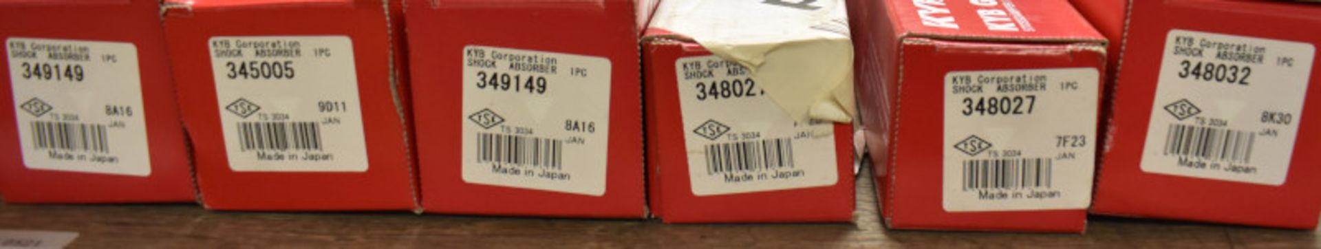 13x KYB Excel-G Gas Shock Absorbers - Please see pictures for examples of model numbers - Image 4 of 5