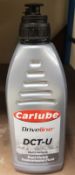 4x Carlube Driveline DCT-U Dual Clutch Transmission Fluid - 1L