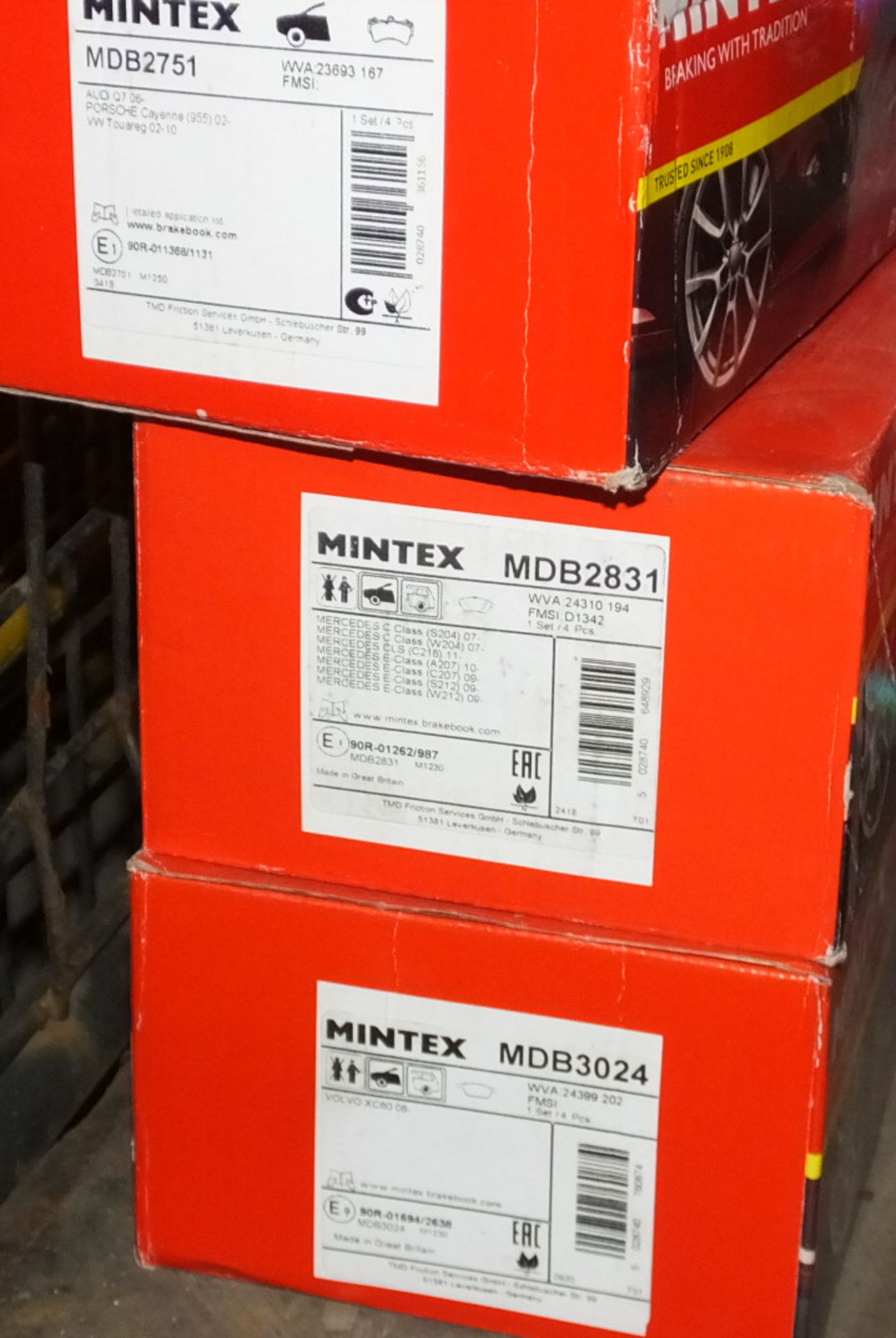 Mintex Brake Disc & Pad Sets - Please see pictures for examples of model numbers - Image 4 of 8