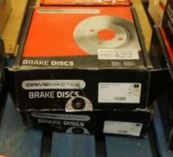 2x Drivemaster Brake Disc Sets - Please see pictures for model numbers