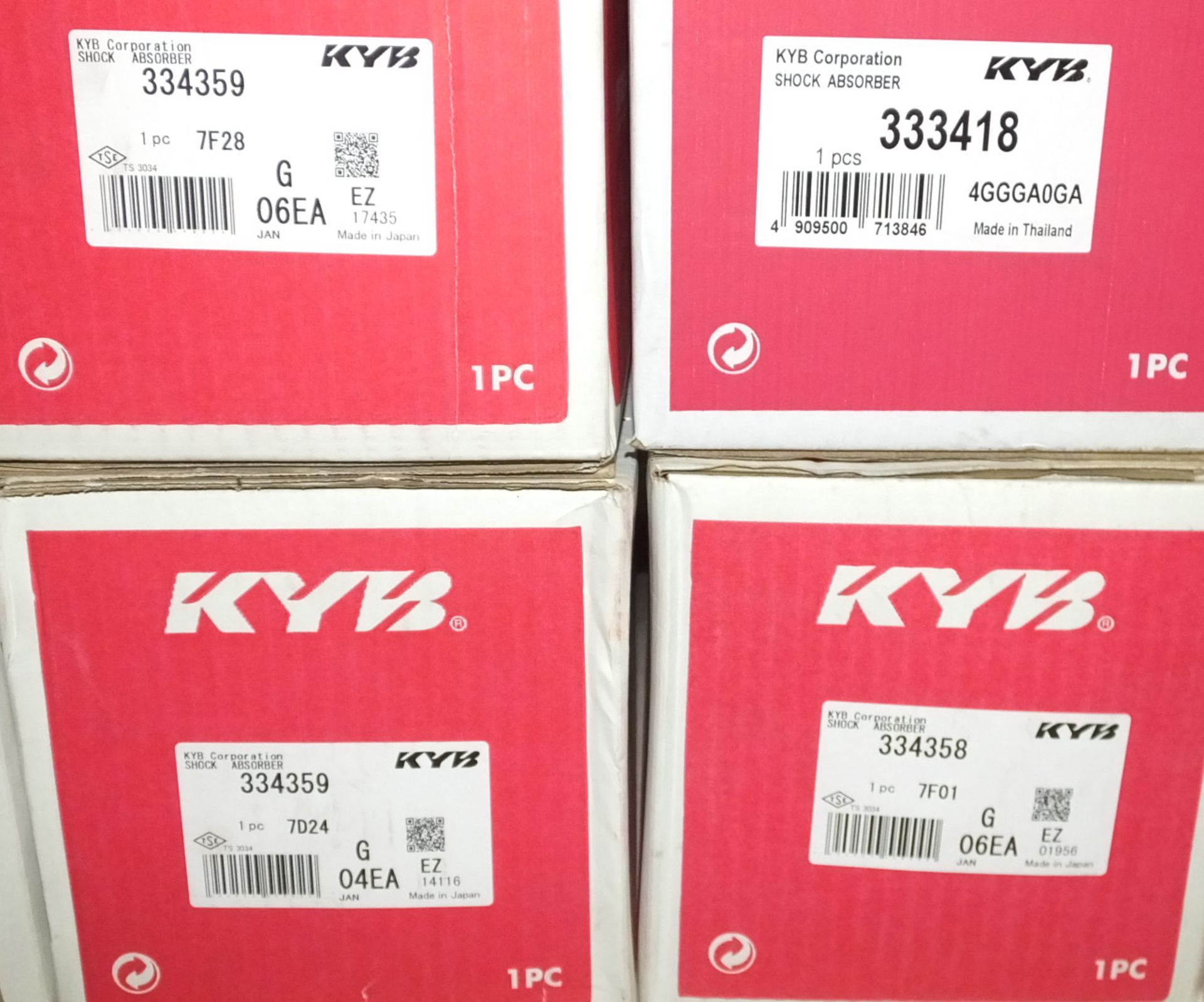 KYB Shock Absorber Assortment - Excel-G - Please see pictures for examples of model number - Image 2 of 3