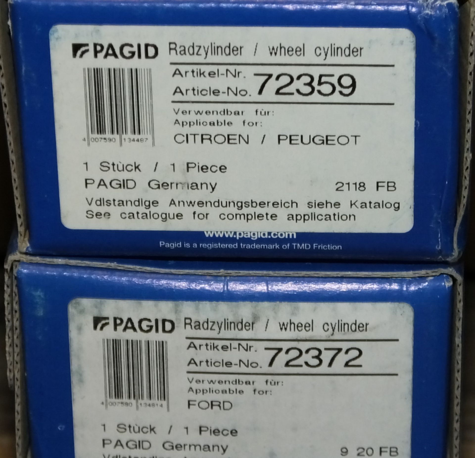 5x Pagid Wheel Cylinders - Please see pictures for examples of model numbers - Image 2 of 3