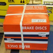 2x Unipart GBD1917 Brake Discs