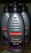 9x Carlube Power Steering Fluid - 1 Litre