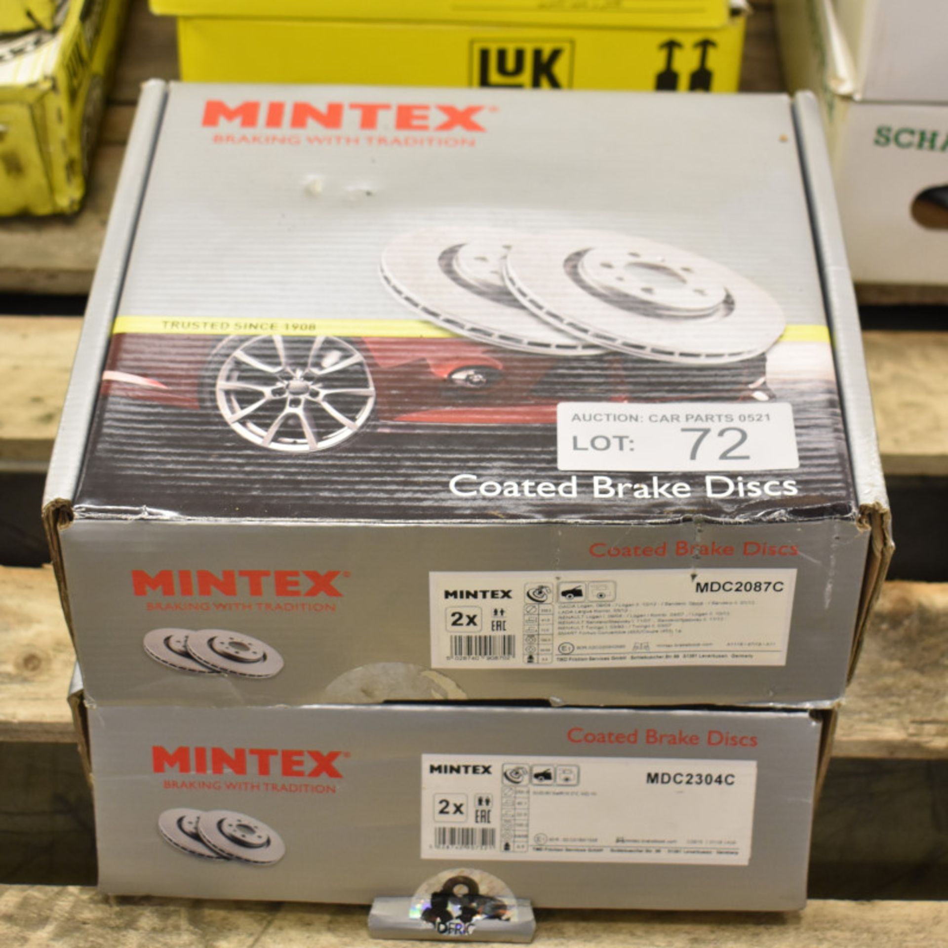 2x Mintex Coated Brake Disc Sets - models - MDC2087C & MDC2304C