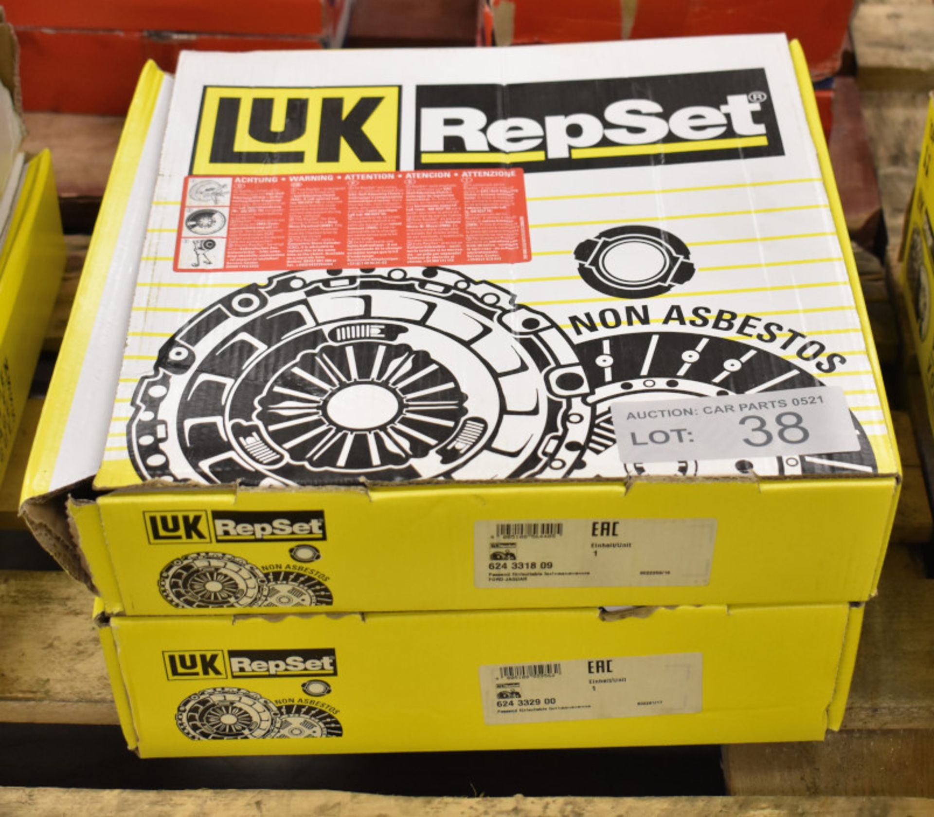 2x LUK Repset Clutch Kits - Models - 624 3318 09 & 624 3329 00