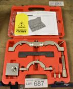 Sealey Petrol engine setting / locking kit Vauxhall / Opel, Chevrolet 1.0, 1.2, 1.4, 1.6 -