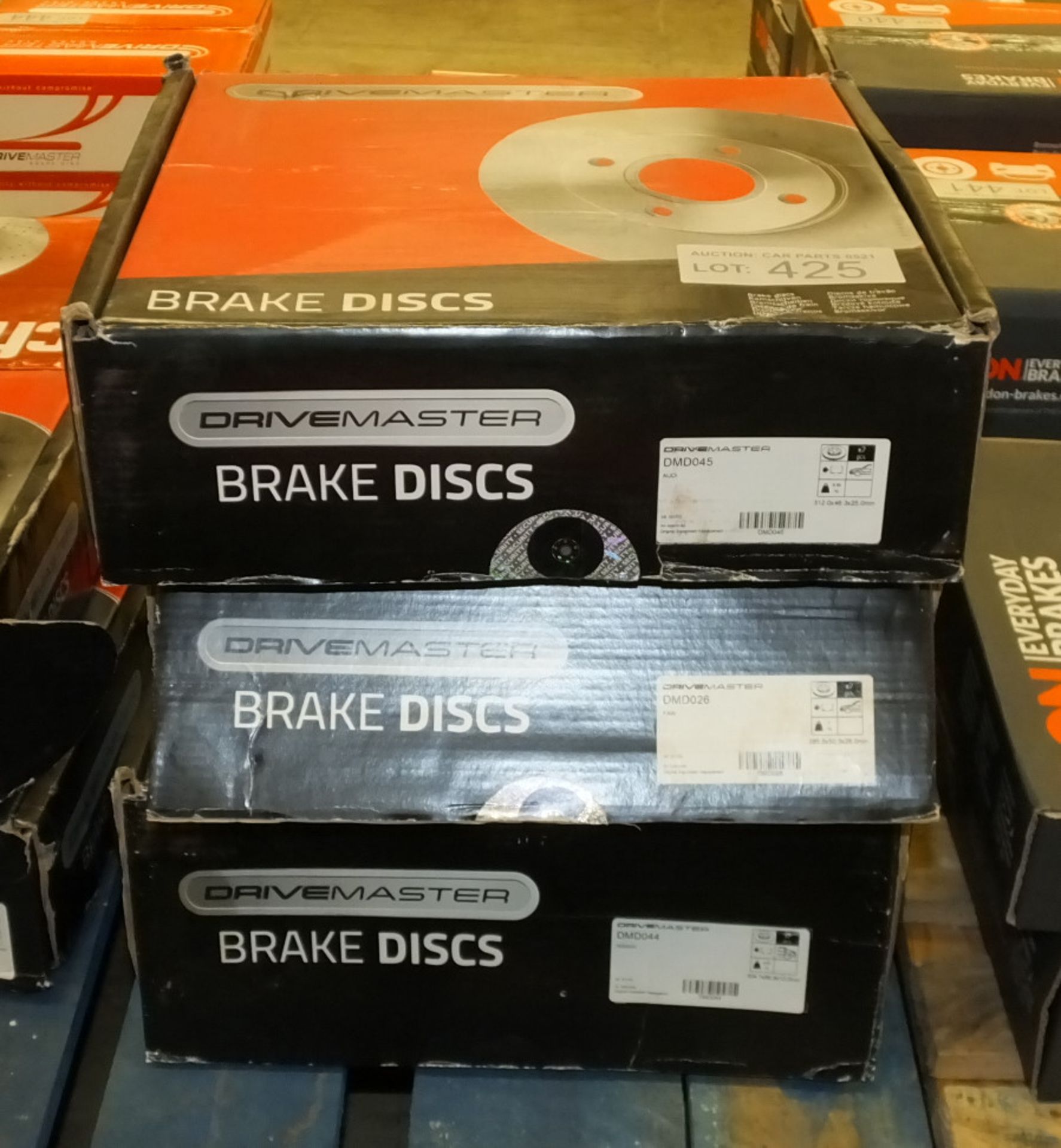 3x Drivemaster Brake Disc Sets - Please see pictures for model numbers