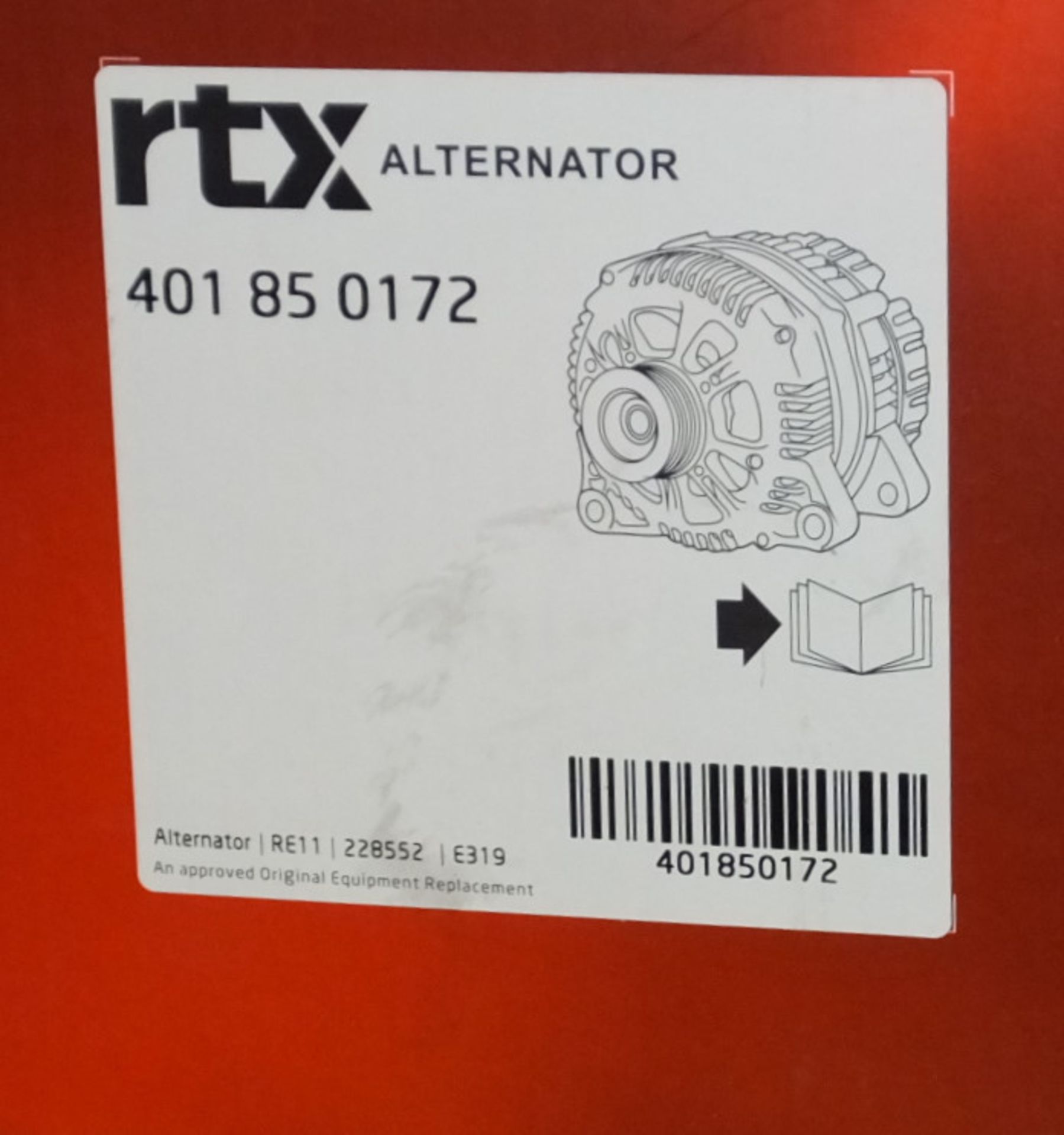 4x RTX Alternators & 1x RTX Starter Motor - Please see pictures for model numbers - Image 4 of 4