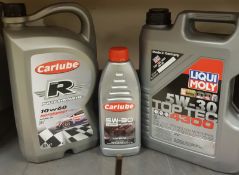 Carlube Fully Synthetic 10W60 Motorsport Racing Oil - 5L, Liqui Moly 5W-30 Toptec 4300 Mot