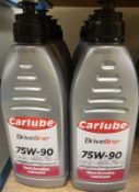 10x Carlube Driveline 75W-90 Total Driveline Lubricant - 1 Litre