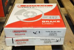 2x Drivemaster Brake Discs - DM2566 & DM2496