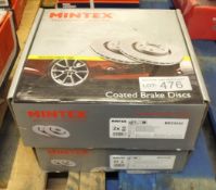 2x Mintex Coated Brake Discs - Models - MDC855C & MDC978C