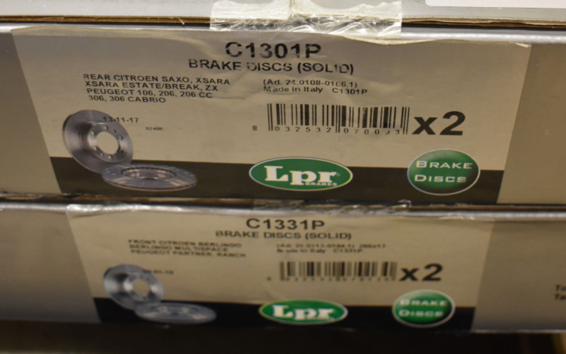 2x LPR Brake Disc Sets - models - C1301P & C1331P - Image 2 of 2