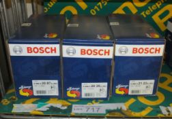 3x Bosch starter motors - see pictures for models