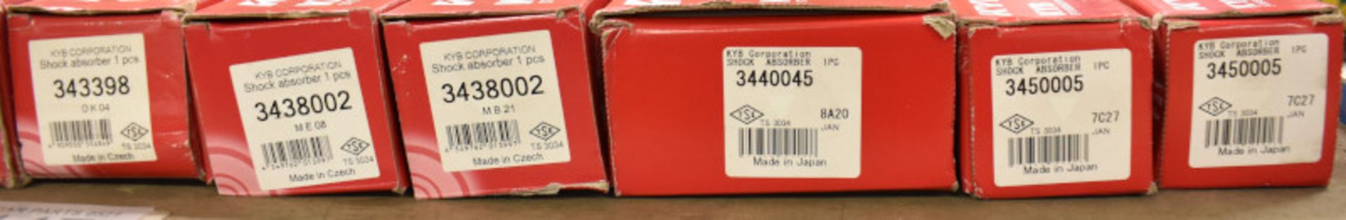 16x KYB Excel-G Gas Shock Absorbers - Please see pictures for examples of model numbers - Image 4 of 4