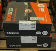 2x Don Brake Disc Sets - Models - PCD11142 & PCD11632