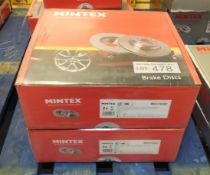 2x Mintex Brake Disc Sets - Models - MDC1638C & MDC1639C