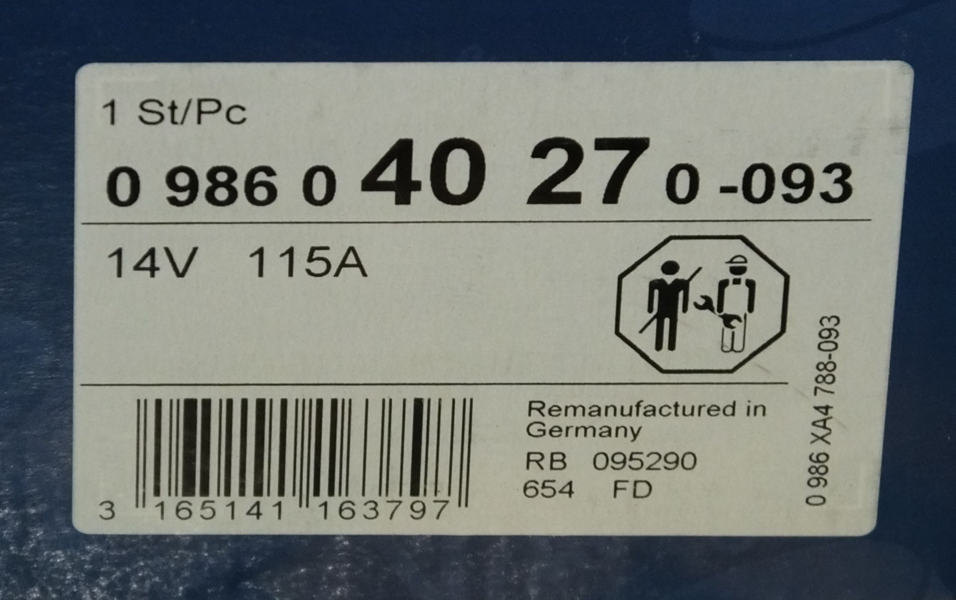 5x Bosch Alternators - Please see pictures for model numbers - Image 5 of 6