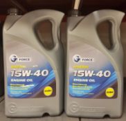 2x G Force Mineral 15W-40 A3/B4 Engine Oil - 5L