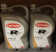 2x Carlube Mineral R-Tec 40 SAE 30 Motor Oil - 5L