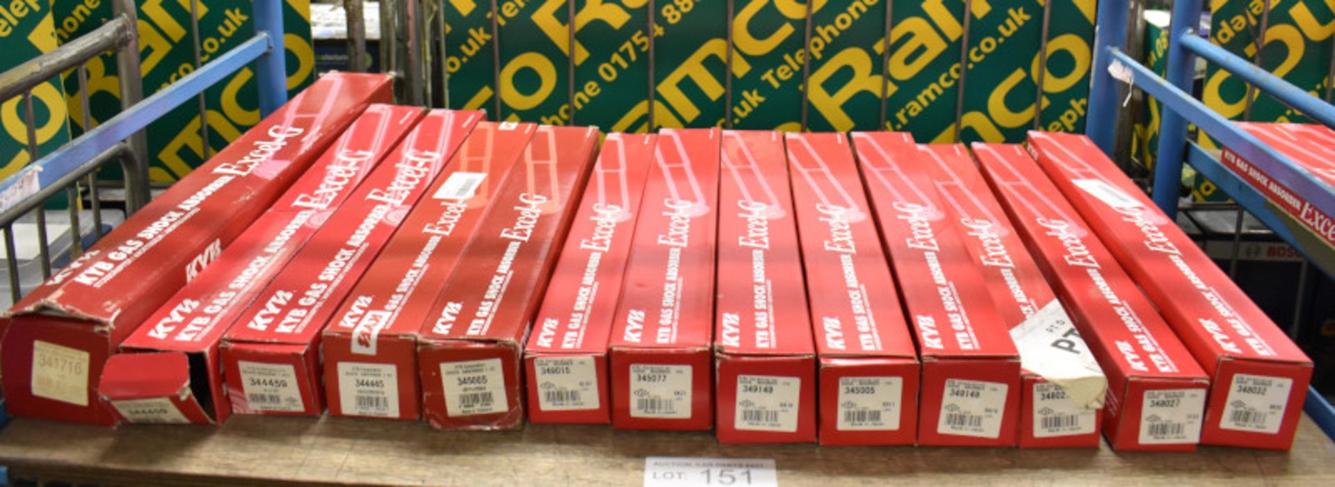 13x KYB Excel-G Gas Shock Absorbers - Please see pictures for examples of model numbers