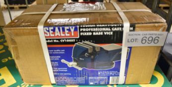 Sealey CV100XT cast fixed base vice