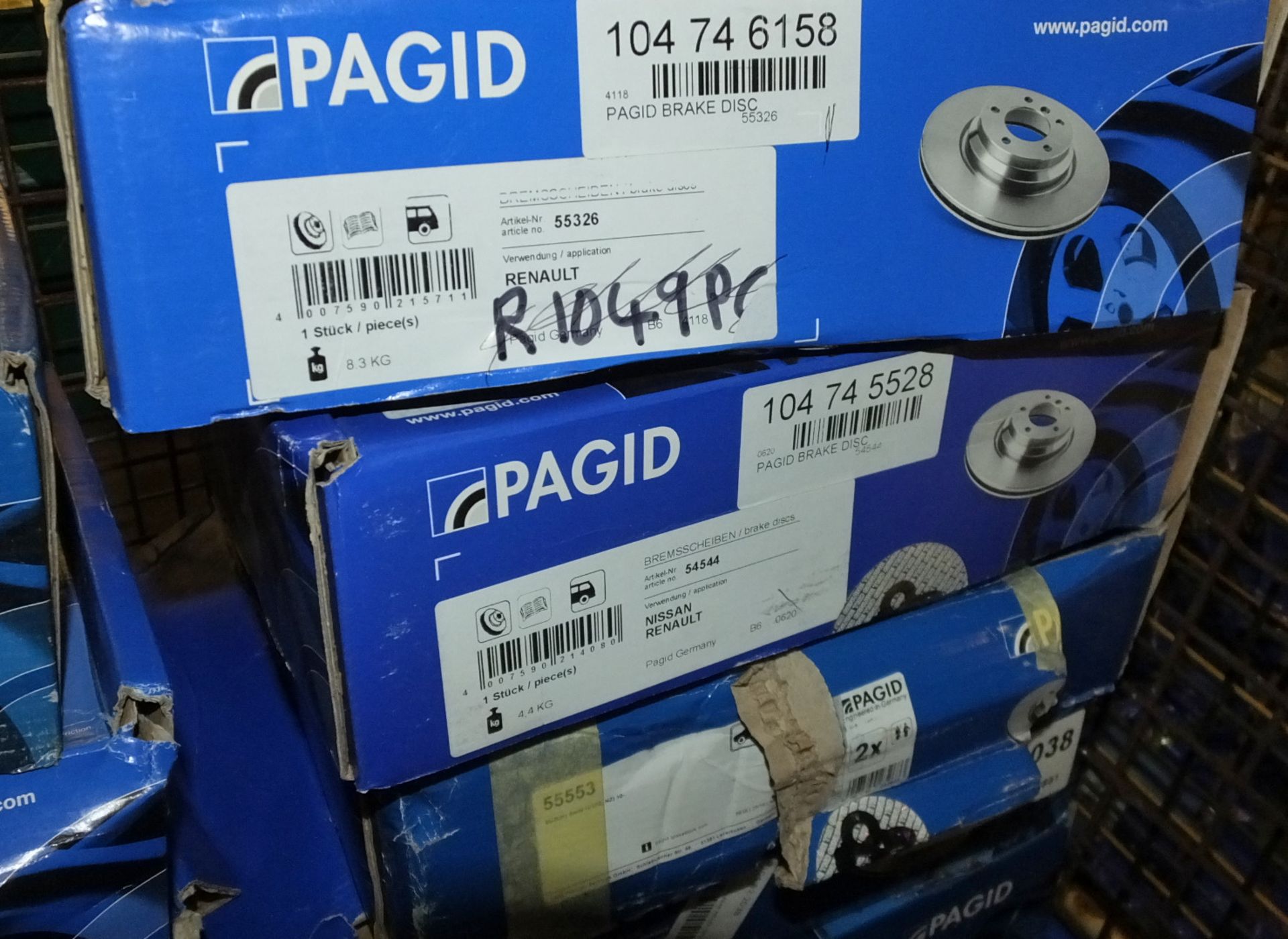 Pagid Brake Disc Sets - Please see pictures for examples of model numbers - Image 10 of 10