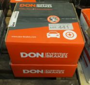 2x Don Brake Disc Sets - Models - PCD10012 & PCD10122