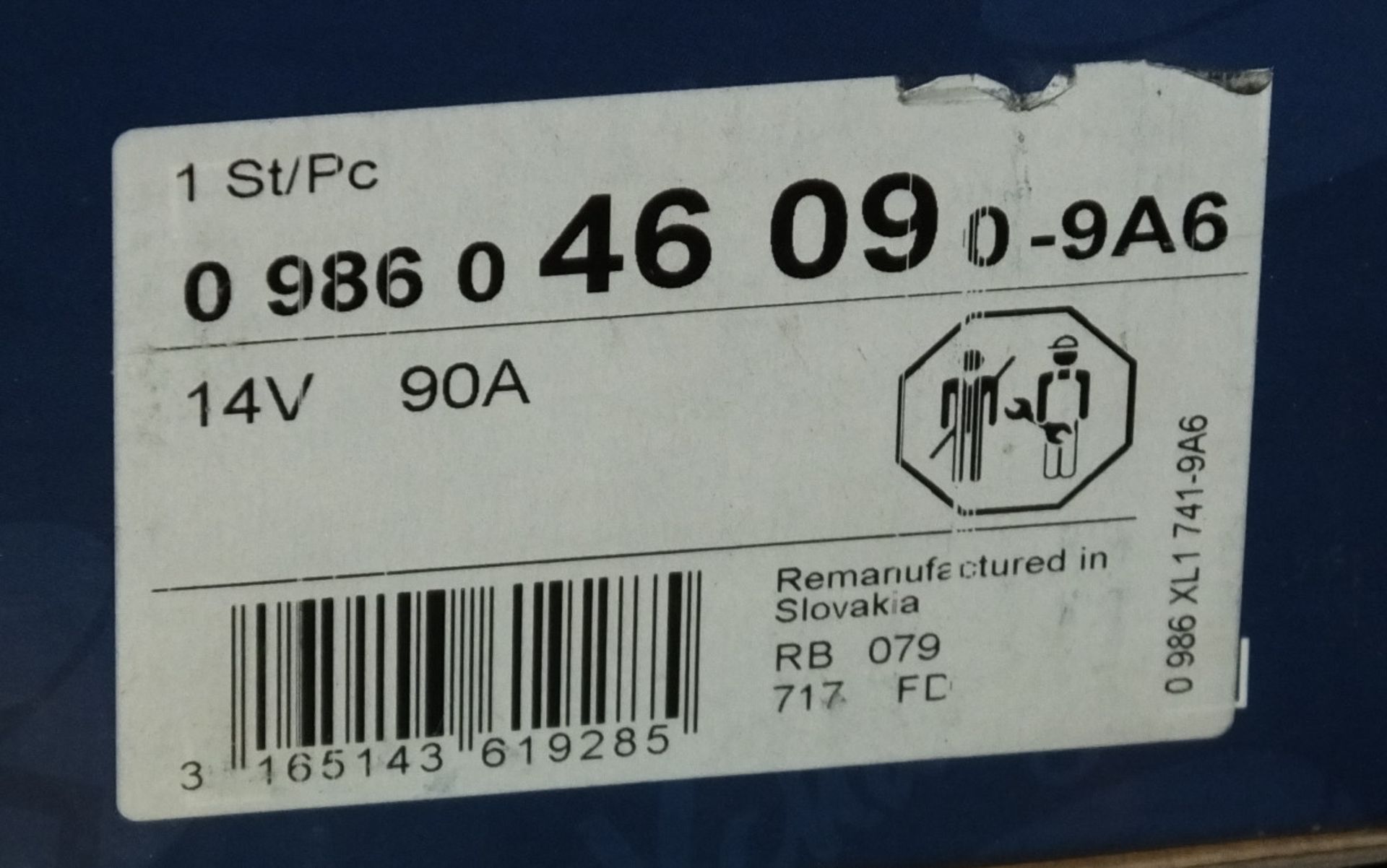 5x Bosch Alternators - Please see pictures for model numbers - Image 2 of 6