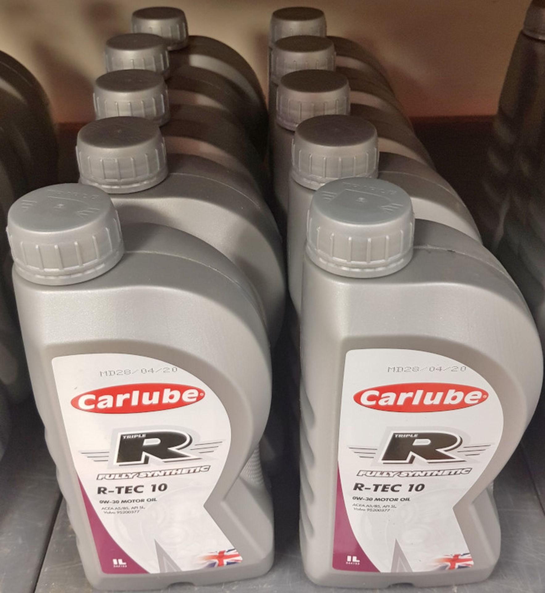 Carlube R-Tec 10 0W-30 motor oil fully synthetic - 1LTR - 10 bottles
