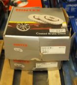 2x Mintex Coated Brake Disc Sets - Models - MDC1732C & MDC1809C