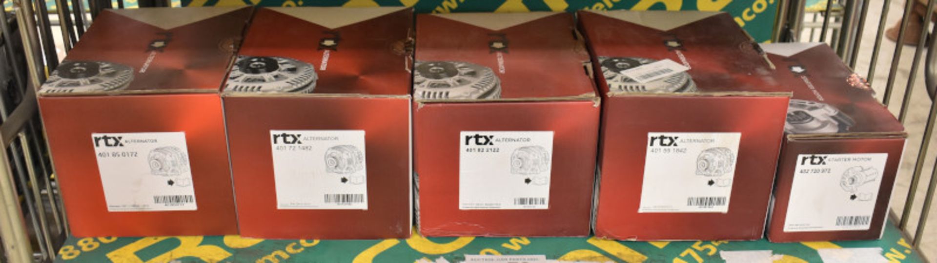 4x RTX Alternators & 1x RTX Starter Motor - Please see pictures for model numbers